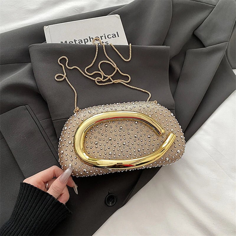 Lipstick Crossbody Evening Clutch - Luzilly Bridal & Apparel