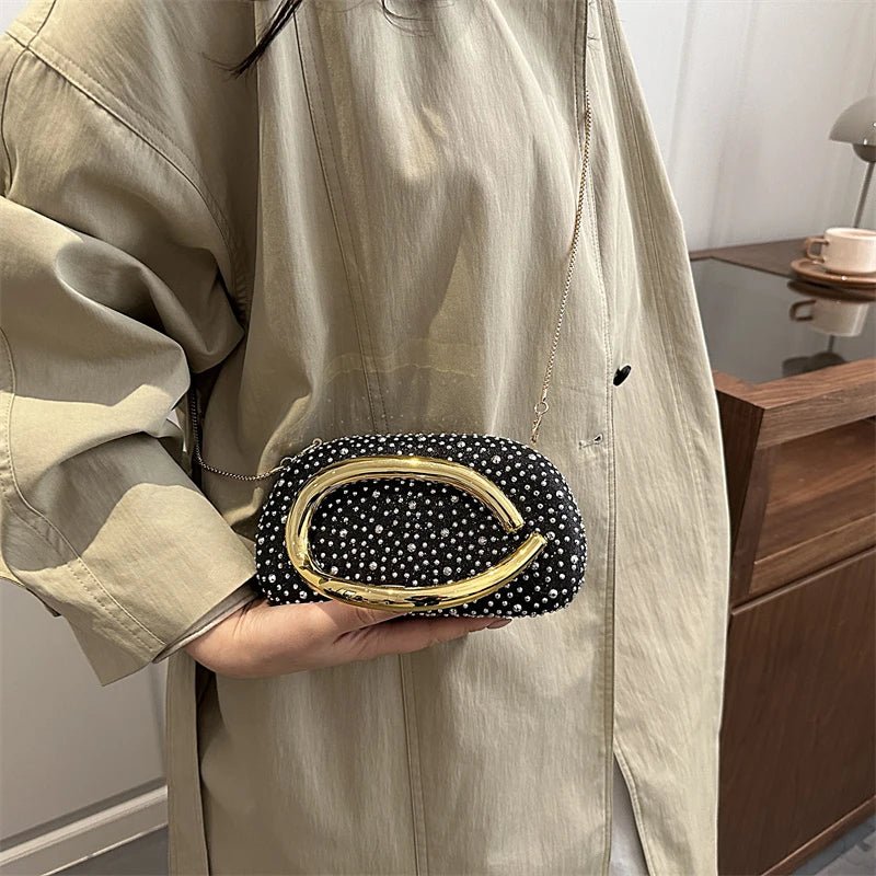 Lipstick Crossbody Evening Clutch - Luzilly Bridal & Apparel