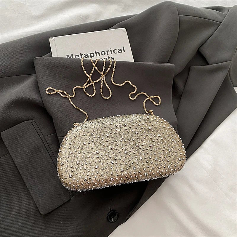 Lipstick Crossbody Evening Clutch - Luzilly Bridal & Apparel