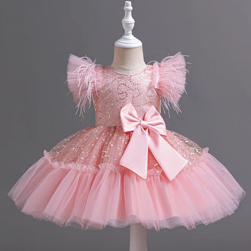 Little Girls Princess Party Dress - Luzilly Bridal & Apparel