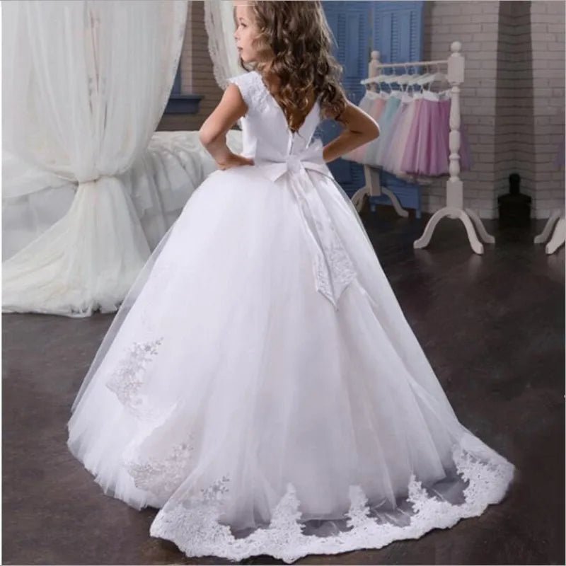 Long Junior Bridesmaid Dress for Girls - Luzilly Bridal & Apparel