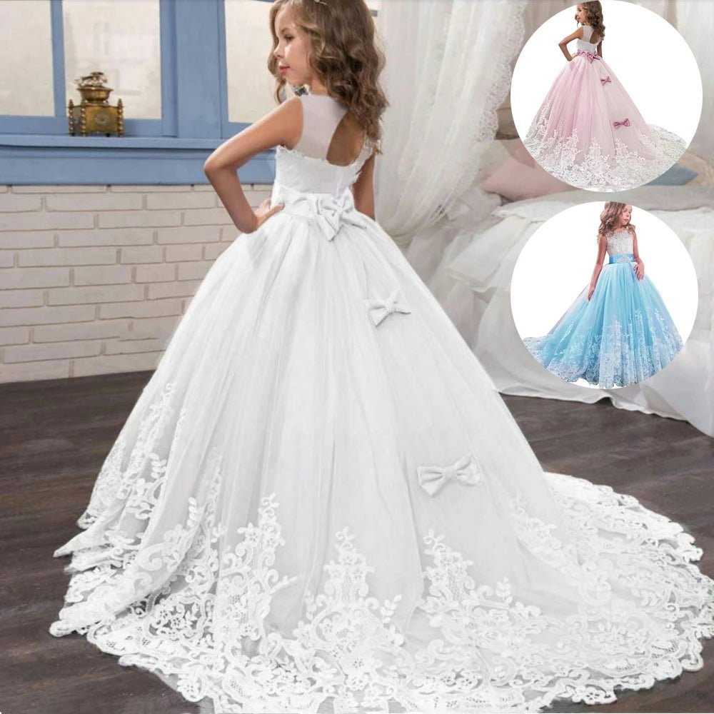 Long Junior Bridesmaid Dress for Girls - Luzilly Bridal & Apparel