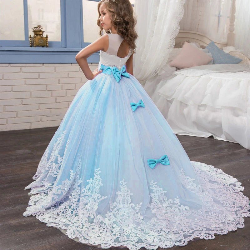 Long Junior Bridesmaid Dress for Girls - Luzilly Bridal & Apparel