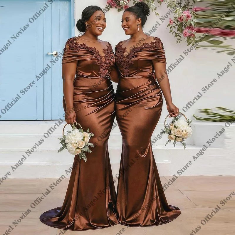 Long Mermaid Bridesmaid Dress - Luzilly Bridal & Apparel