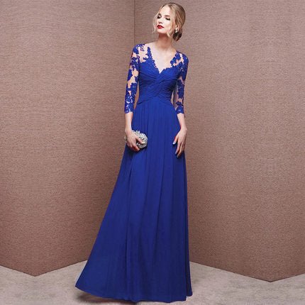 Long Sleeve Off-shoulder Bridal Wedding Dress Long - Luzilly Bridal & Apparel