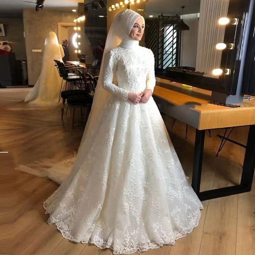 Classic Long-Sleeve Wedding Dress - Luzilly Bridal & Apparel