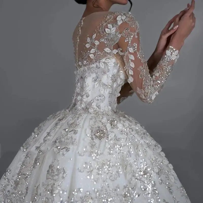 Luxe Embellished Ball Gown EDW231 - Luzilly Bridal & Apparel