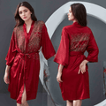 Luxurious Rhinestone Satin Custom Bridal and Bridesmaid Robe – Sparkling Elegance for Weddings - Luzilly Bridal & Apparel