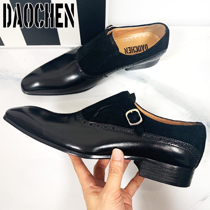 Luxury Brand Mens Shoes Handmade Loafers Summer Dress Shoe Men Casual Shoes Wedding Banquet Office Genuine Leather Shoes For Men - Luzilly Bridal & Apparel