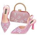 Luxury Handmade Shoes and Clutch Bag Set for Women FGR43 - Luzilly Bridal & Apparel