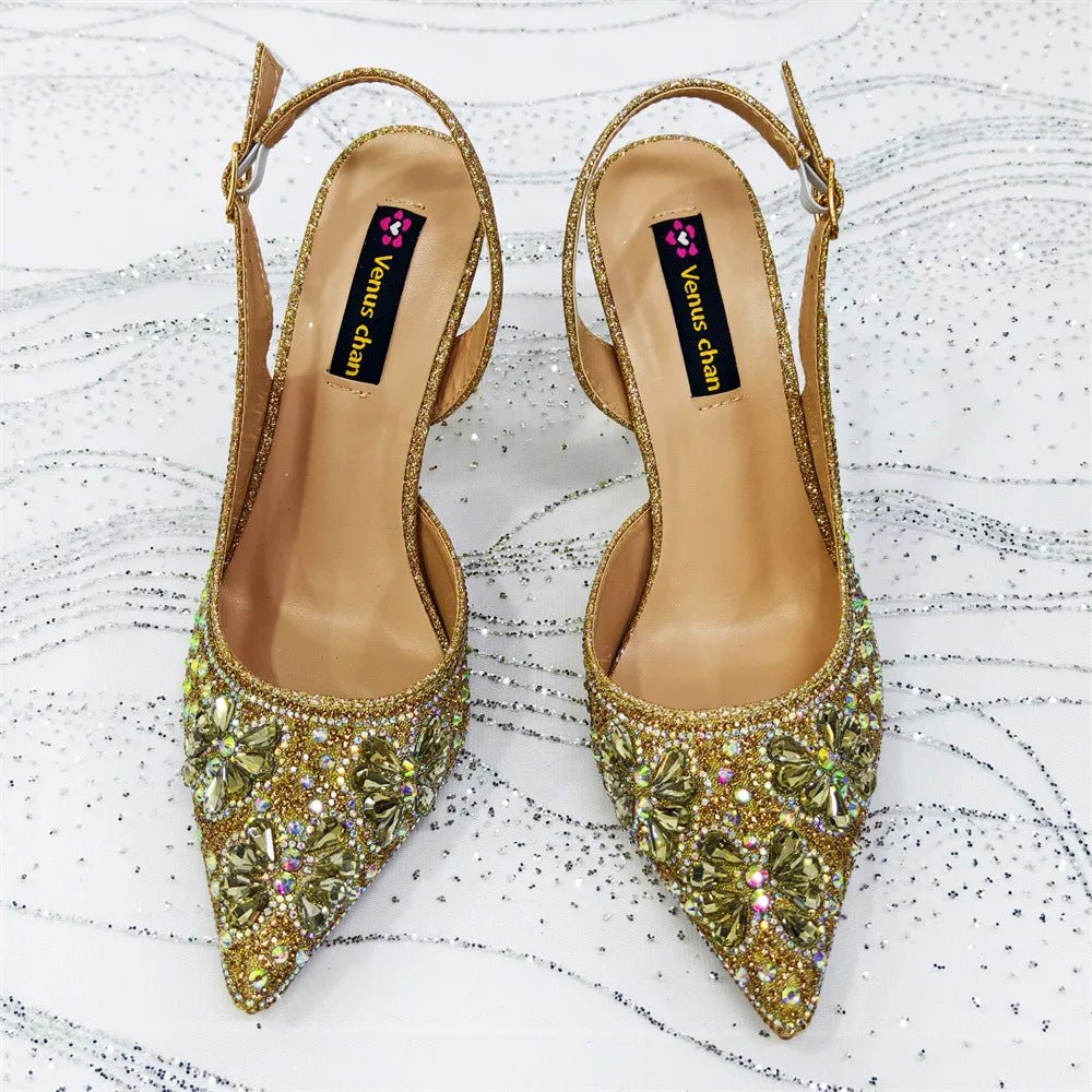 Luxury Handmade Shoes and Clutch Bag Set for Women FGR43 - Luzilly Bridal & Apparel