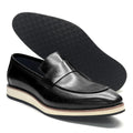 Luxury Men's Duotone Plain Toe Oxfords | Real Leather Wingtip Brogue Casual Dress Shoes (Height Increasing) - Luzilly Bridal & Apparel