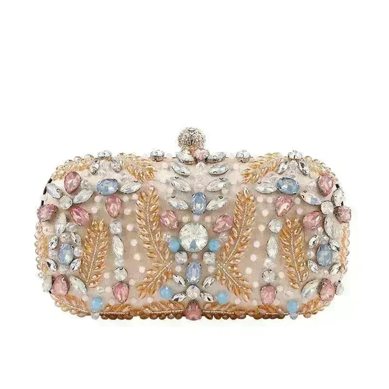 Luxury Rhinestone Clutch Bag - Wedding & Party Purse | Femstylo - Luzilly Bridal & Apparel