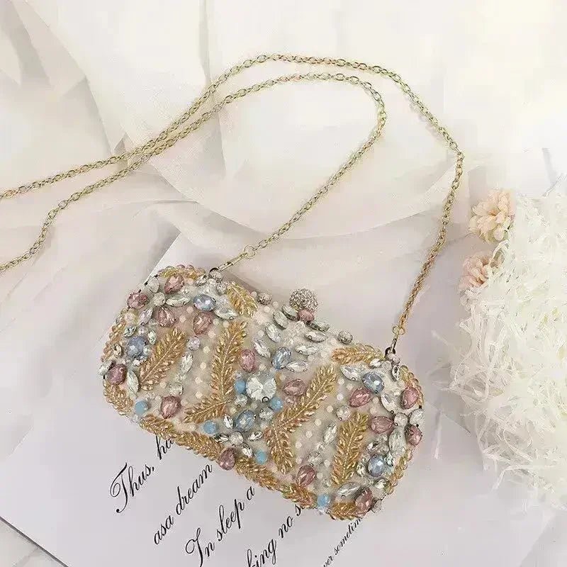 Luxury Rhinestone Clutch Bag - Wedding & Party Purse | Femstylo - Luzilly Bridal & Apparel