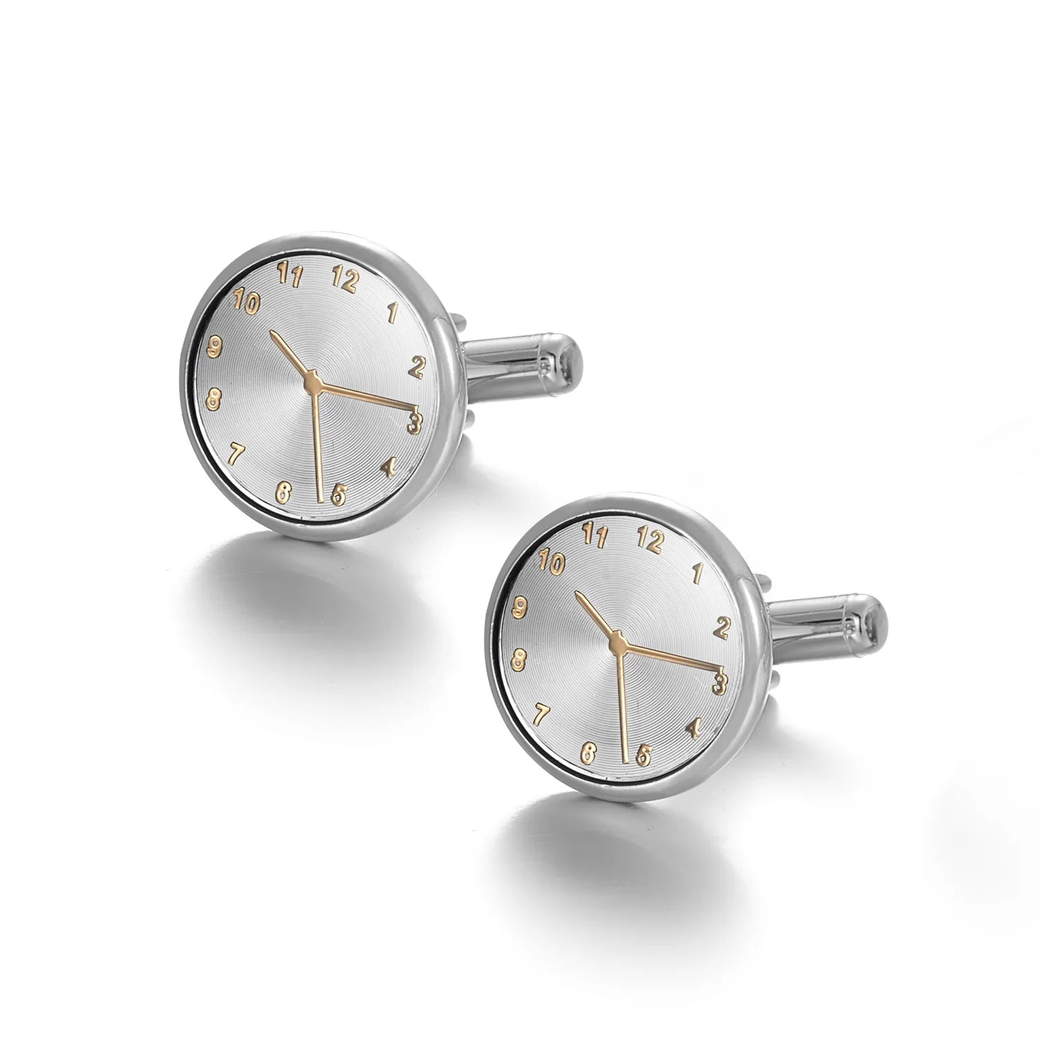 Man Shirt Cufflinks Copper Cufflinks For Mens Luxury Wedding Guests Gifts Round Square Fashion Jewelry Men Cuffs Links Tie Clip - Luzilly Bridal & Apparel