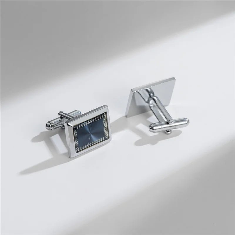 Man Shirt Cufflinks Copper Cufflinks For Mens Luxury Wedding Guests Gifts Round Square Fashion Jewelry Men Cuffs Links Tie Clip - Luzilly Bridal & Apparel