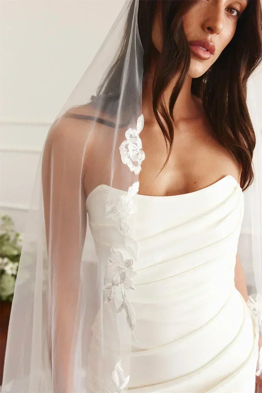 Maternity Mermaid Wedding Dress | Silk Satin Gown -femstylo - Luzilly Bridal & Apparel