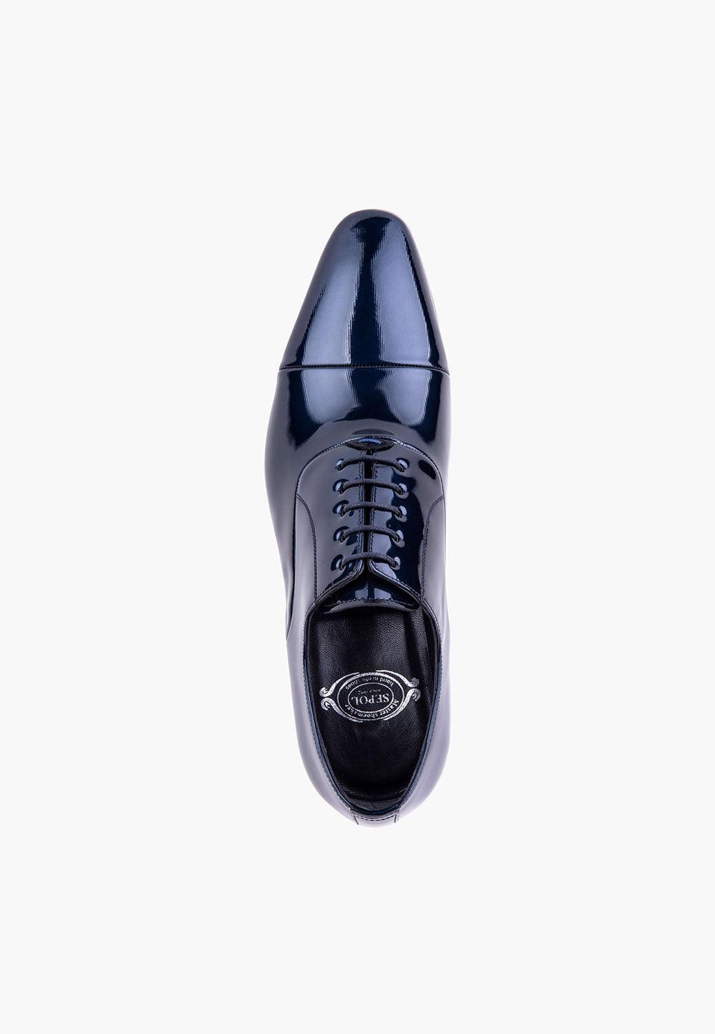Matrimonial Lace Up Navy - Luzilly Bridal & Apparel