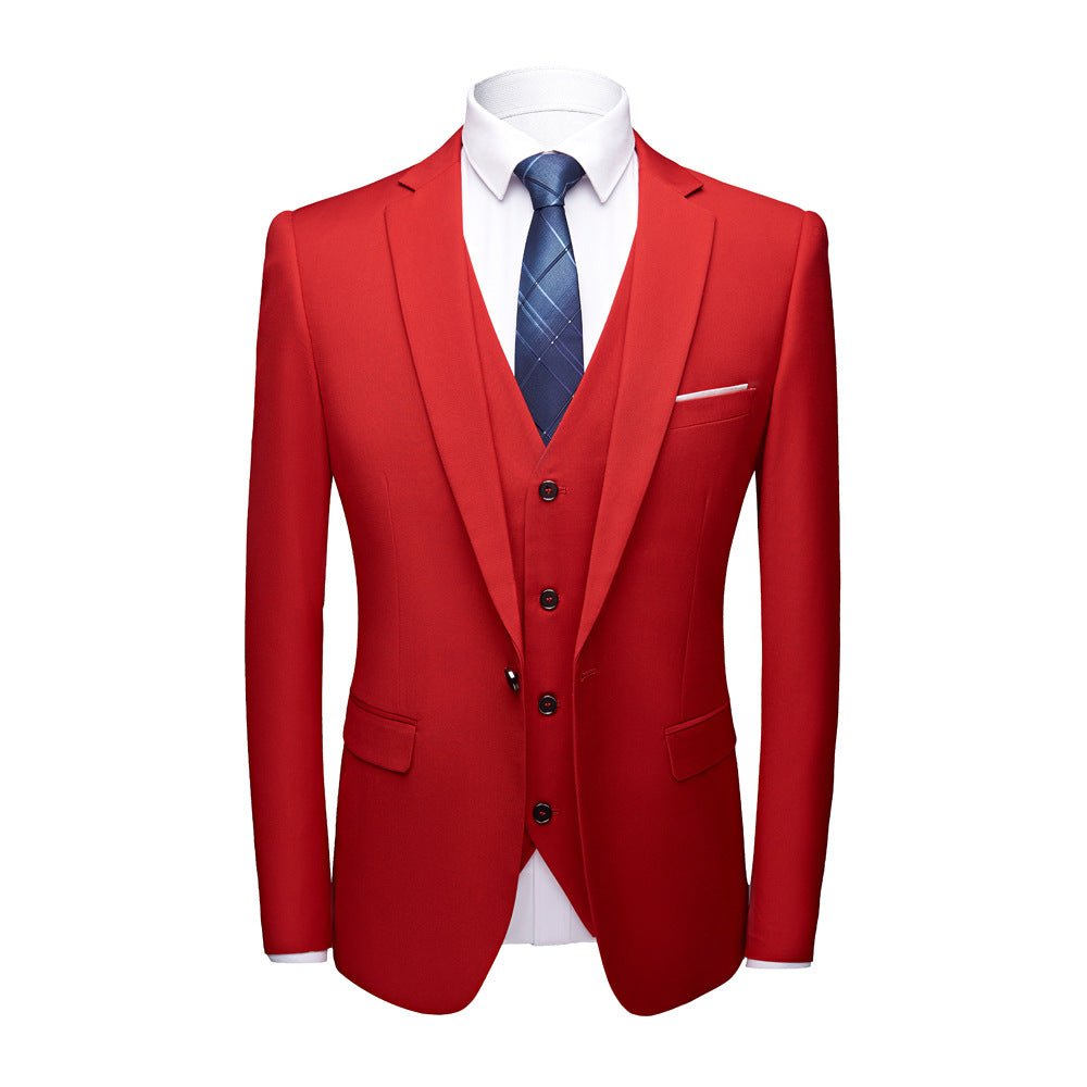 Men business suits wedding Dress Suit Set - Luzilly Bridal & Apparel