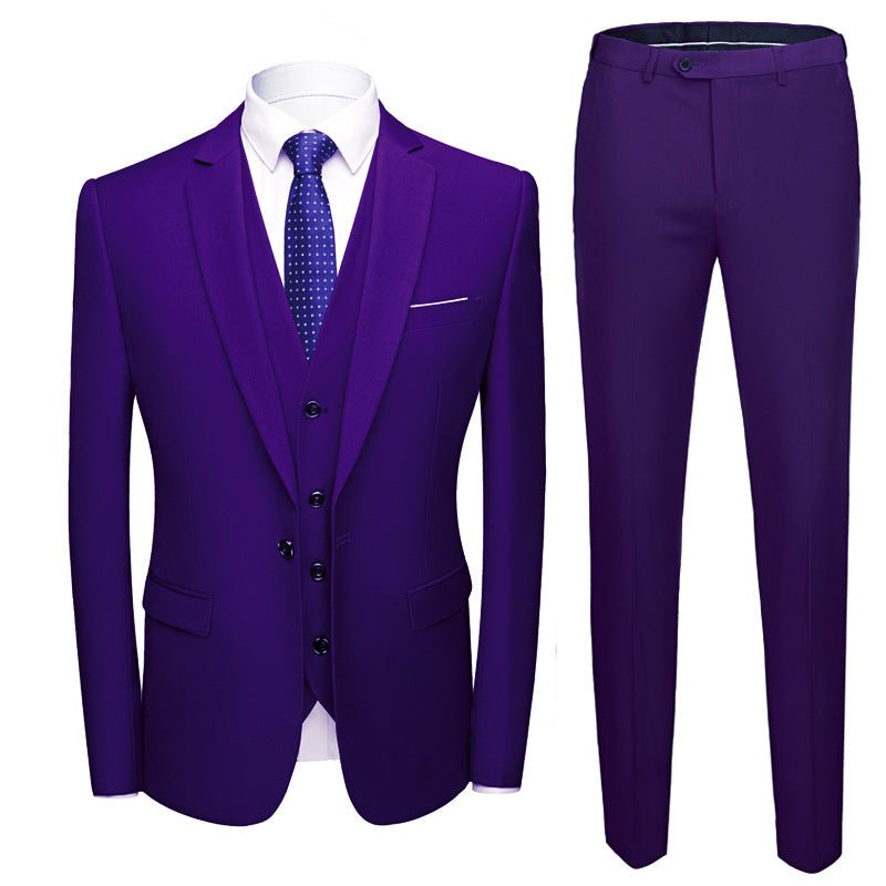 Men business suits wedding Dress Suit Set - Luzilly Bridal & Apparel