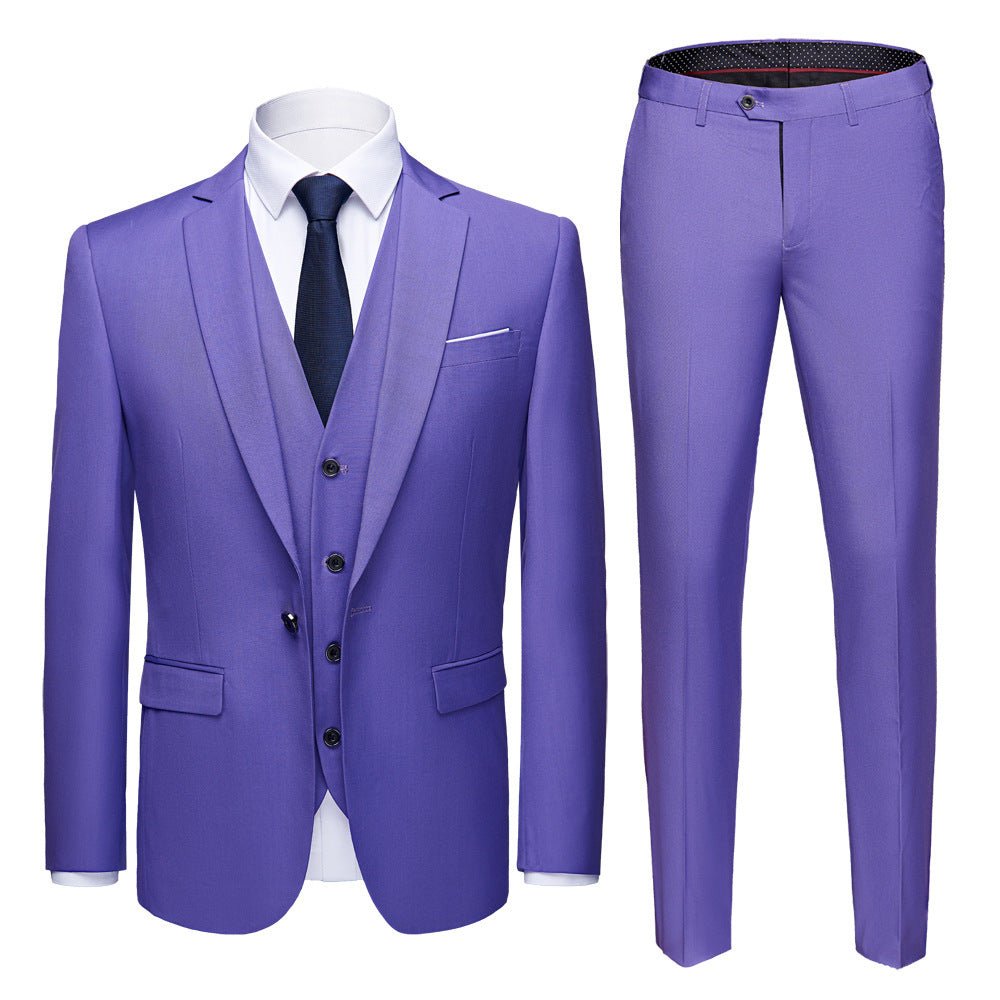 Men business suits wedding Dress Suit Set - Luzilly Bridal & Apparel