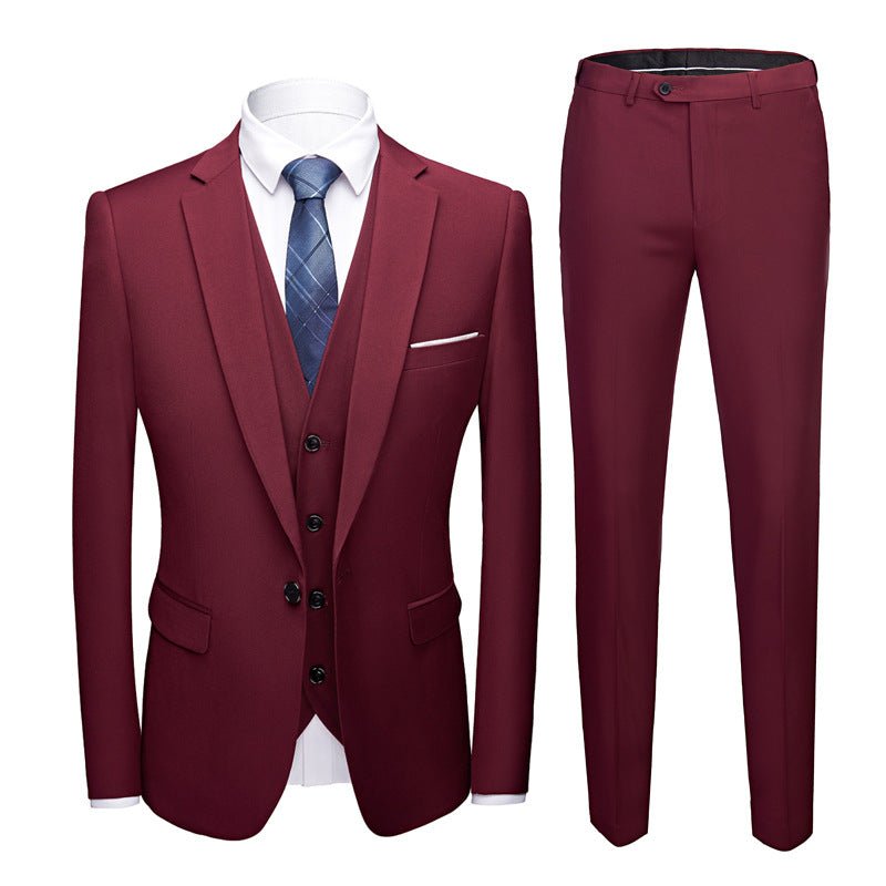 Men business suits wedding Dress Suit Set - Luzilly Bridal & Apparel