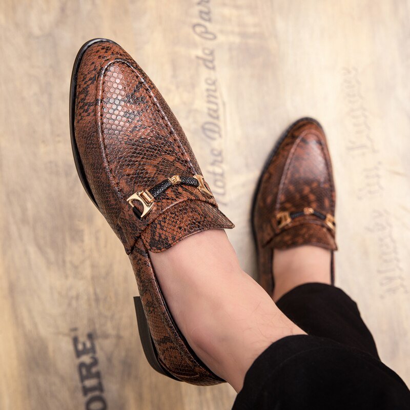 Men Leather Shoes New Leather Male Shoes Outdoor Oxford Men's Shoe Bespoke Business Men Shoes Fashion Wedding Party Shoes - Luzilly Bridal & Apparel