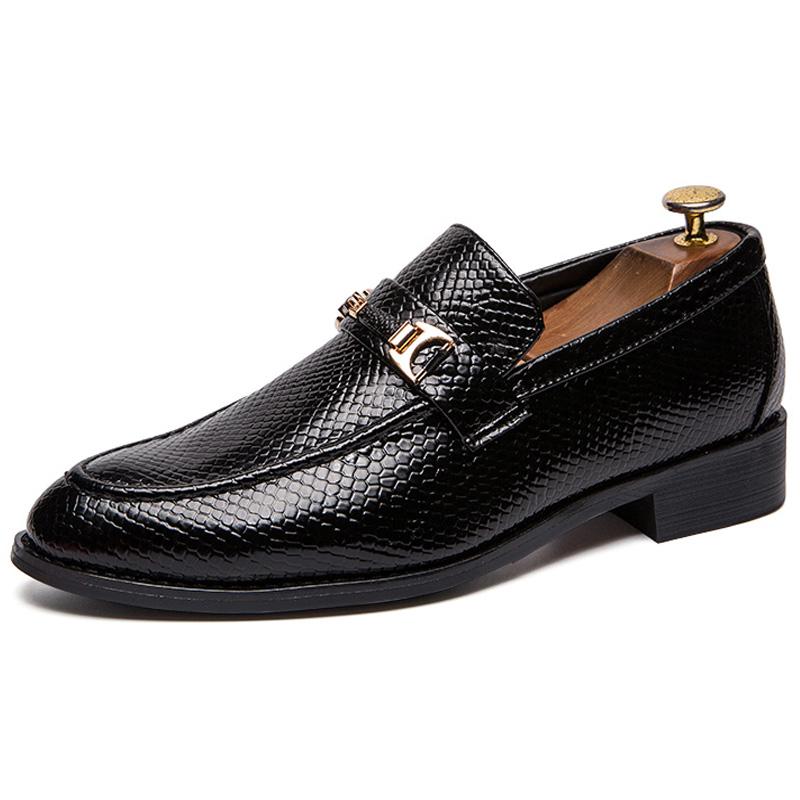 Men Leather Shoes New Leather Male Shoes Outdoor Oxford Men's Shoe Bespoke Business Men Shoes Fashion Wedding Party Shoes - Luzilly Bridal & Apparel