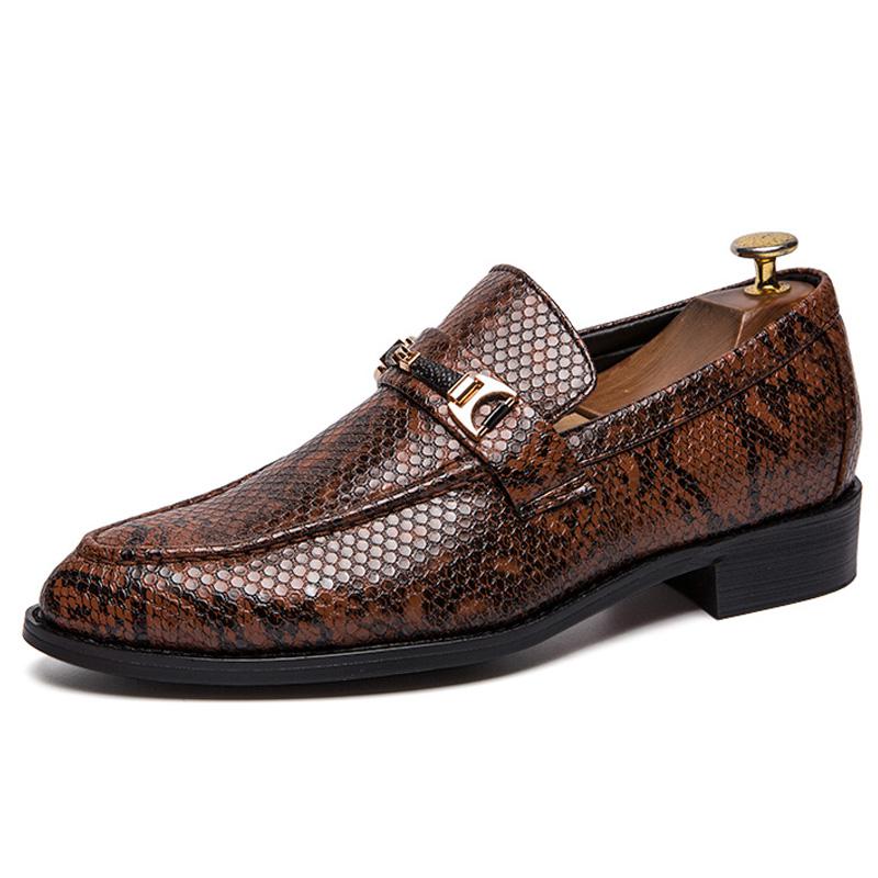 Men Leather Shoes New Leather Male Shoes Outdoor Oxford Men's Shoe Bespoke Business Men Shoes Fashion Wedding Party Shoes - Luzilly Bridal & Apparel