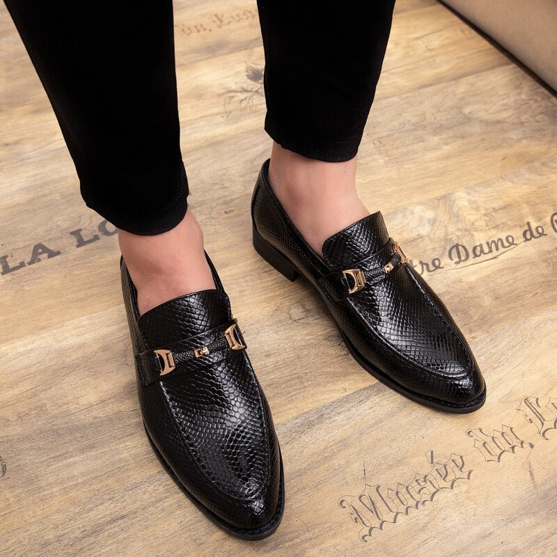 Men Leather Shoes New Leather Male Shoes Outdoor Oxford Men's Shoe Bespoke Business Men Shoes Fashion Wedding Party Shoes - Luzilly Bridal & Apparel