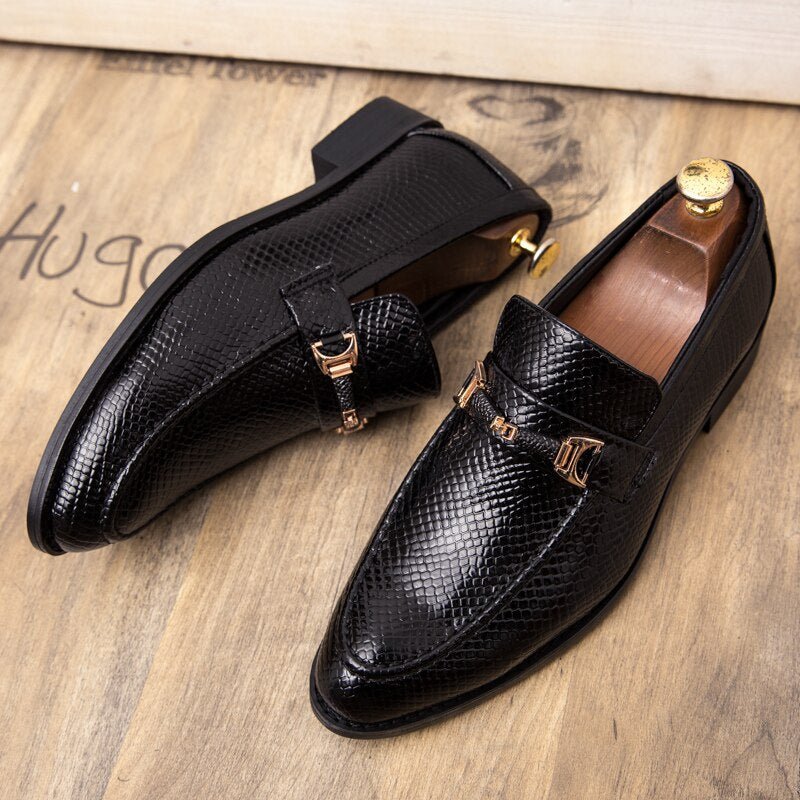 Men Leather Shoes New Leather Male Shoes Outdoor Oxford Men's Shoe Bespoke Business Men Shoes Fashion Wedding Party Shoes - Luzilly Bridal & Apparel