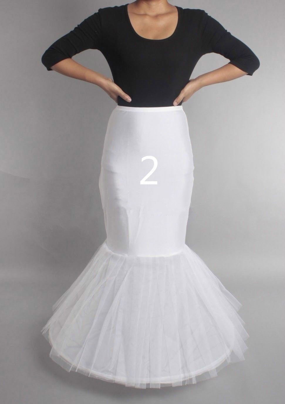 Mengsutang Regular Size New Arrival Wedding Petticoat Crinoline Slip Prom Underskirt Fancy Bridal Dress Hoop Slips - Luzilly Bridal & Apparel