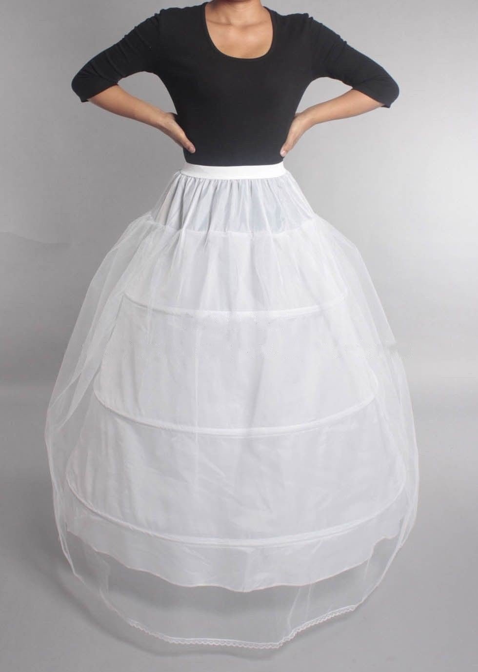 Mengsutang Regular Size New Arrival Wedding Petticoat Crinoline Slip Prom Underskirt Fancy Bridal Dress Hoop Slips - Luzilly Bridal & Apparel