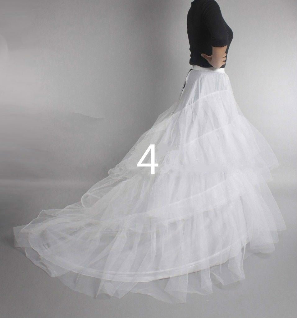Mengsutang Regular Size New Arrival Wedding Petticoat Crinoline Slip Prom Underskirt Fancy Bridal Dress Hoop Slips - Luzilly Bridal & Apparel