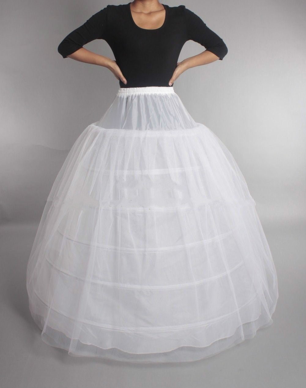 Mengsutang Regular Size New Arrival Wedding Petticoat Crinoline Slip Prom Underskirt Fancy Bridal Dress Hoop Slips - Luzilly Bridal & Apparel