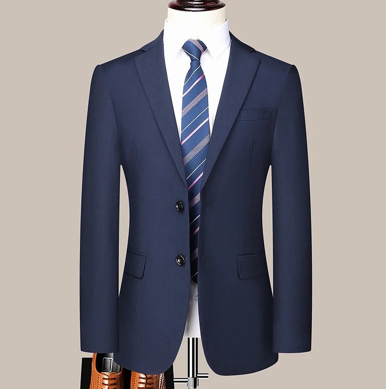 Men's 2-Piece Formal Business Suit — Blazer & Trousers - Luzilly Bridal & Apparel