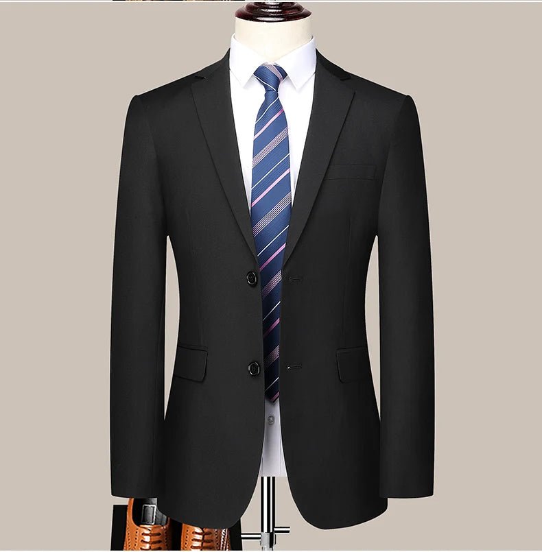 Men's 2-Piece Formal Business Suit — Blazer & Trousers - Luzilly Bridal & Apparel