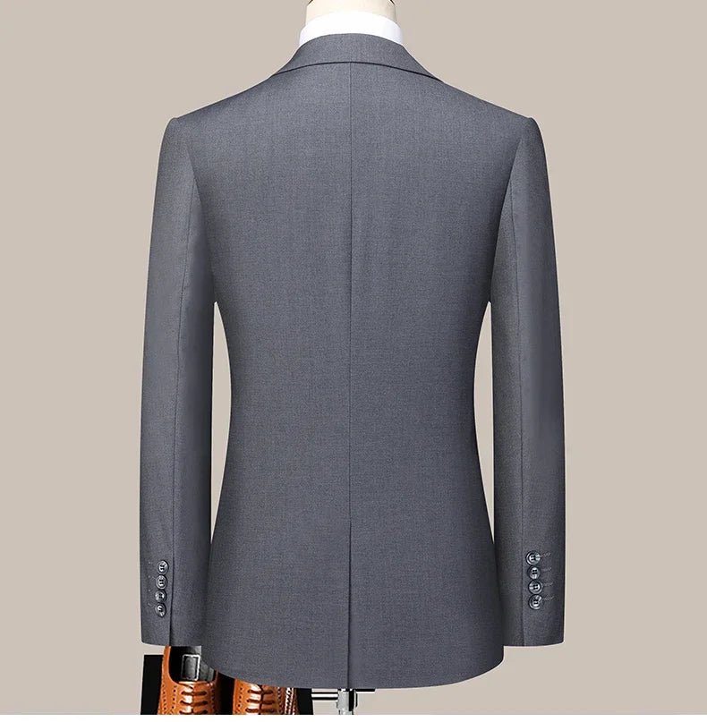 Men's 2-Piece Formal Business Suit — Blazer & Trousers - Luzilly Bridal & Apparel