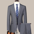 Men's 2-Piece Formal Business Suit — Blazer & Trousers - Luzilly Bridal & Apparel