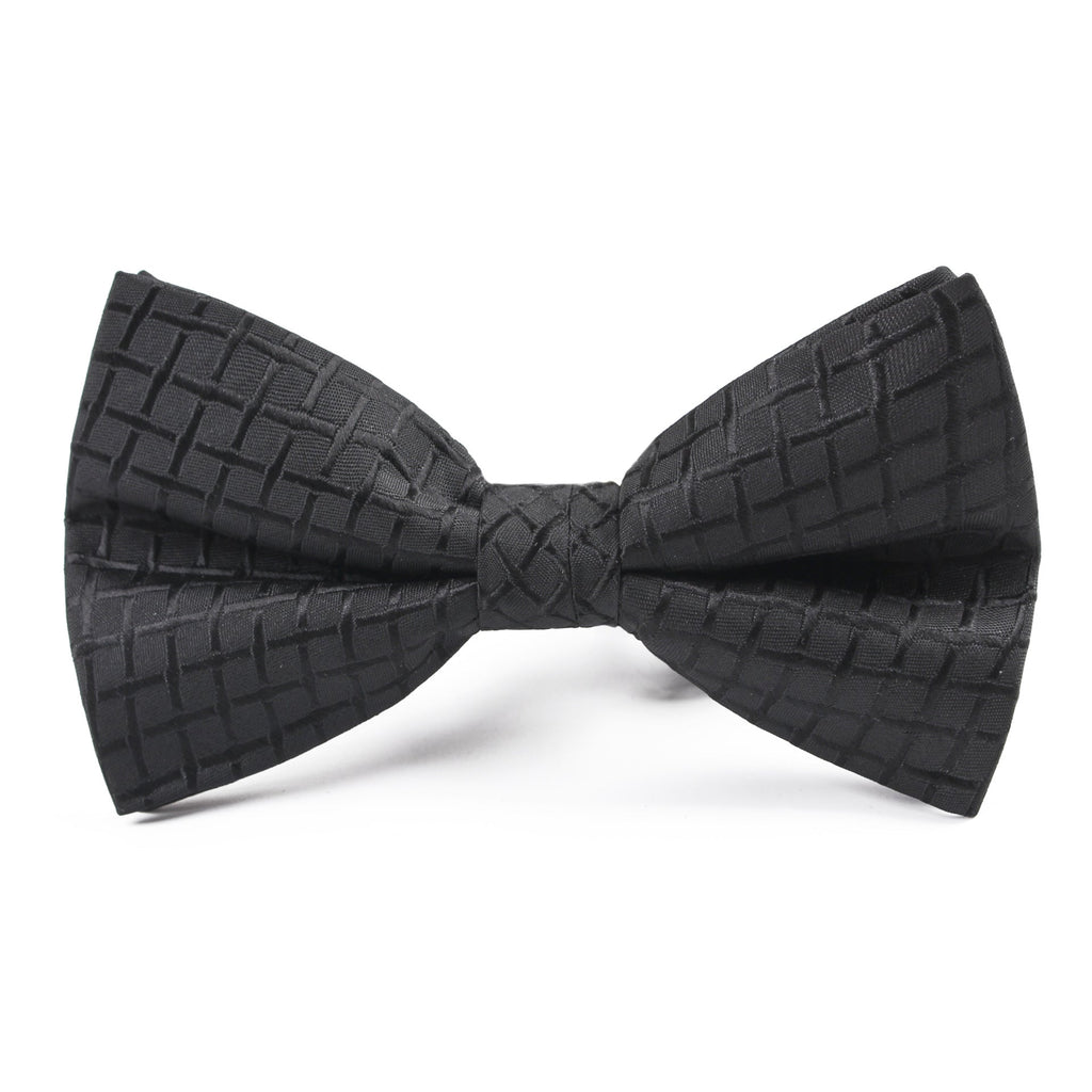 Men's Classic Black Bow Tie Tuxedo Host Groom Groomsmen Bow Tie - Luzilly Bridal & Apparel