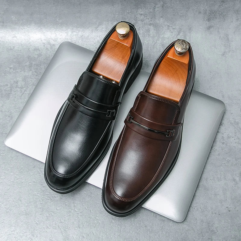 Men's Classic Slip-On Loafers - Luzilly Bridal & Apparel