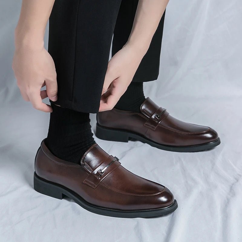 Men's Classic Slip-On Loafers - Luzilly Bridal & Apparel