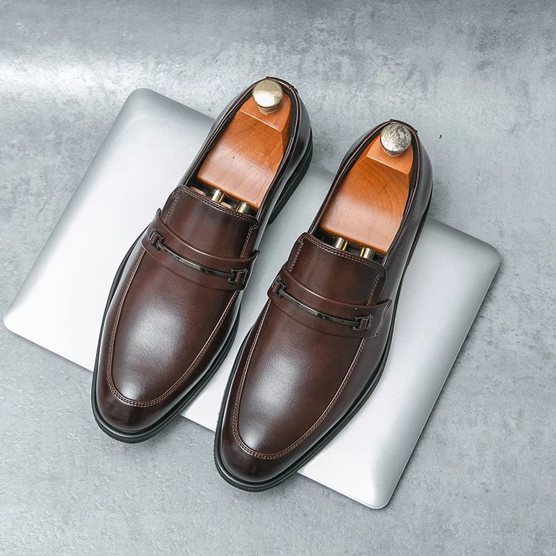 Men's Classic Slip-On Loafers - Luzilly Bridal & Apparel