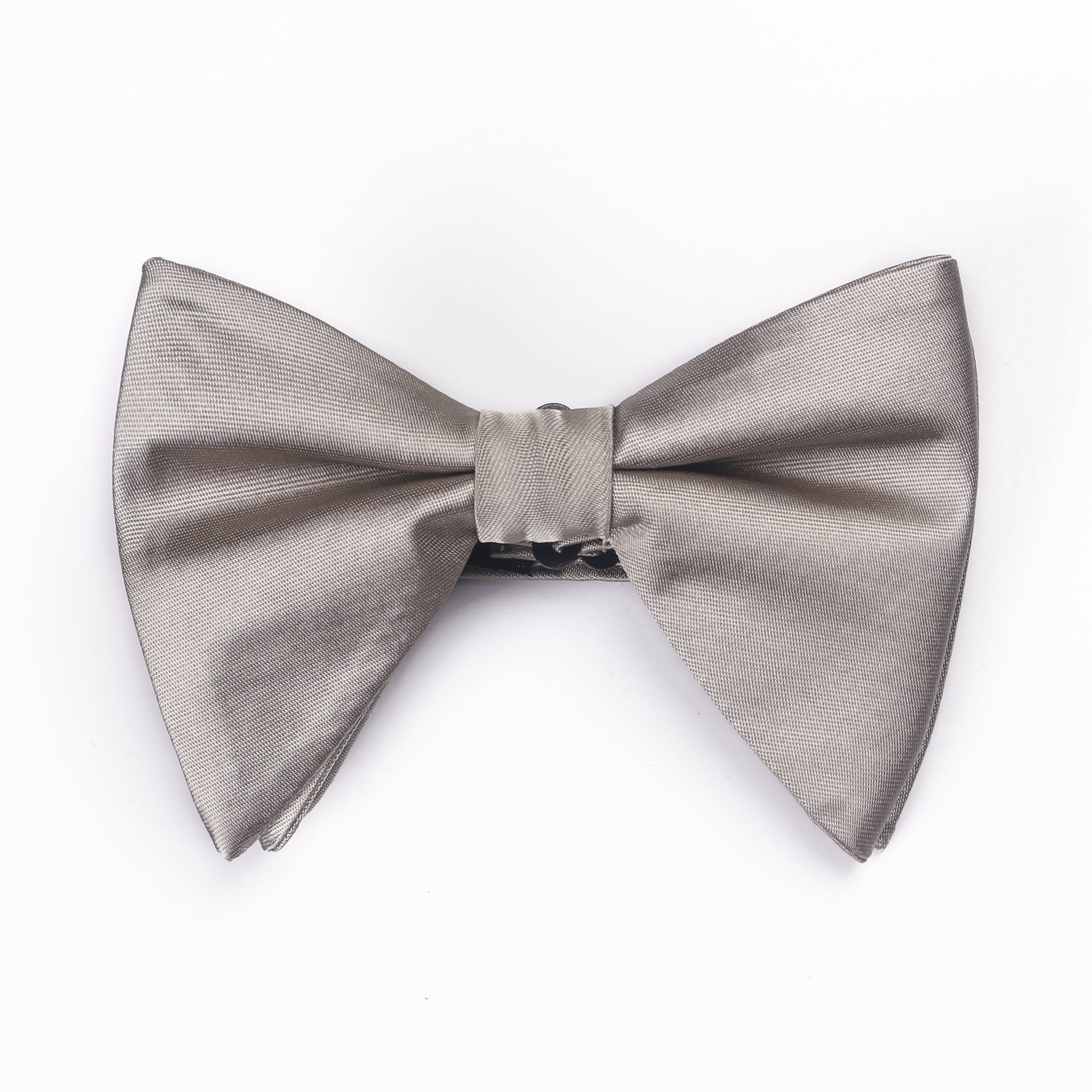 Men's Evening Dress Tuxedo Bow Tie Gentleman Formal Dress Wedding Groom Groomsmen Collar Flower Solid Color Satin Bow Tie - Luzilly Bridal & Apparel