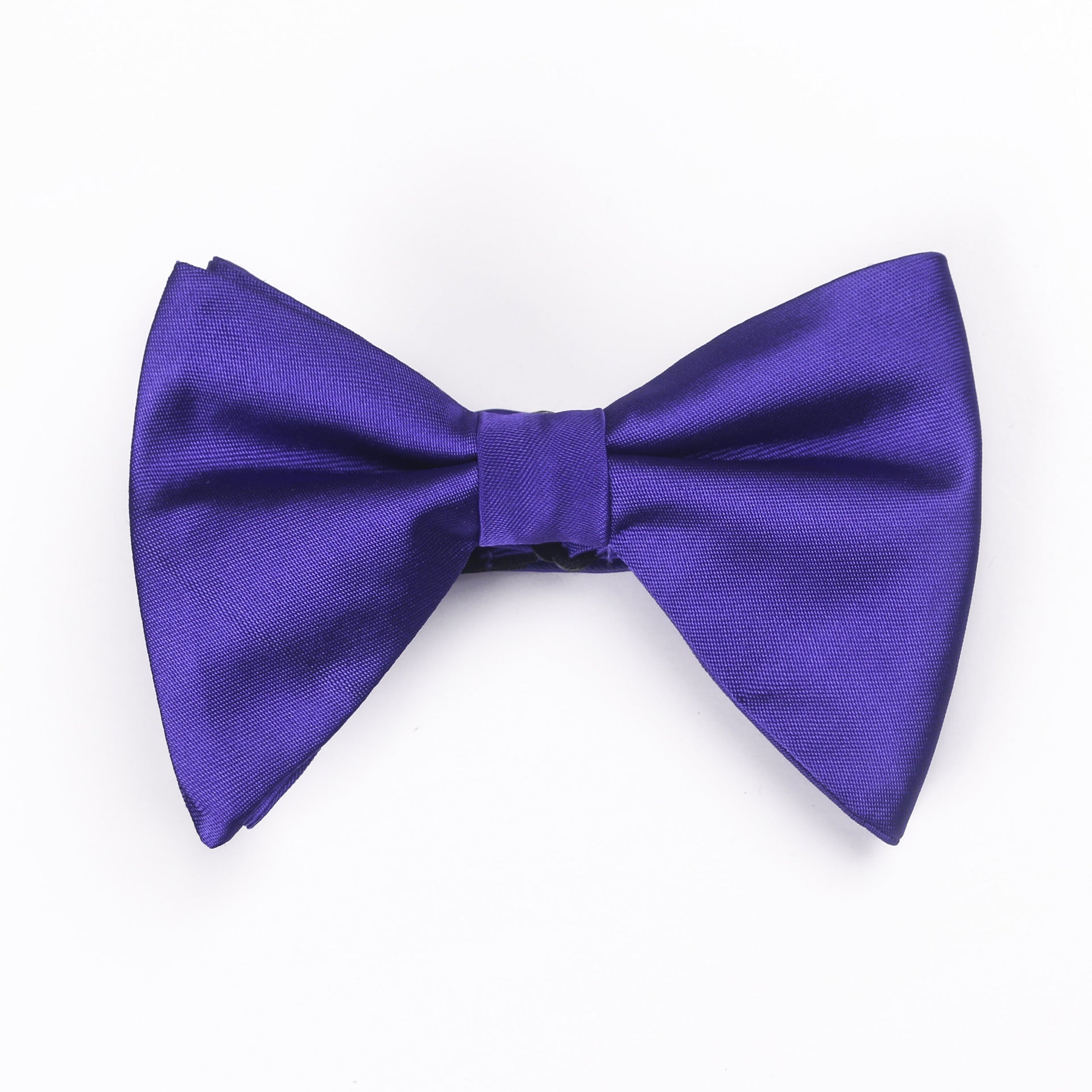 Men's Evening Dress Tuxedo Bow Tie Gentleman Formal Dress Wedding Groom Groomsmen Collar Flower Solid Color Satin Bow Tie - Luzilly Bridal & Apparel
