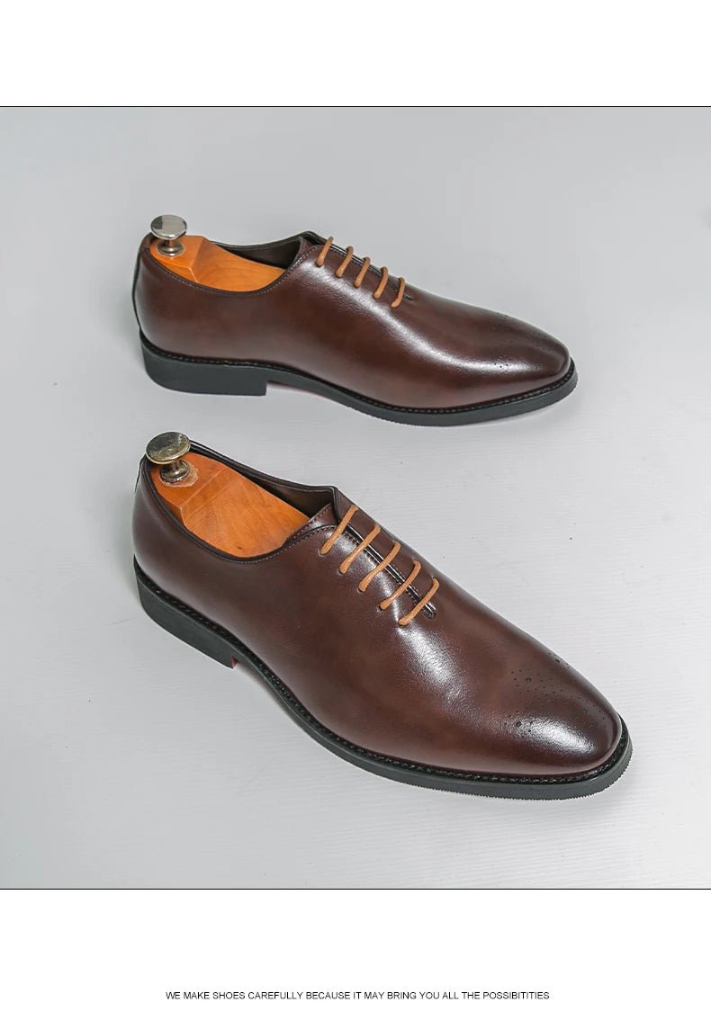 Men's Formal Oxford Business Shoes - Luzilly Bridal & Apparel