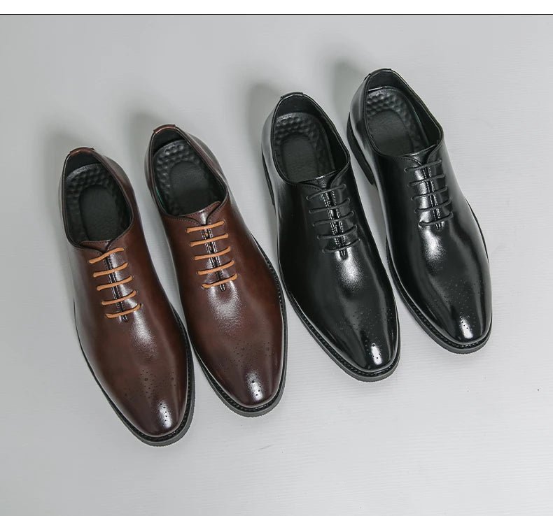 Men's Formal Oxford Business Shoes - Luzilly Bridal & Apparel
