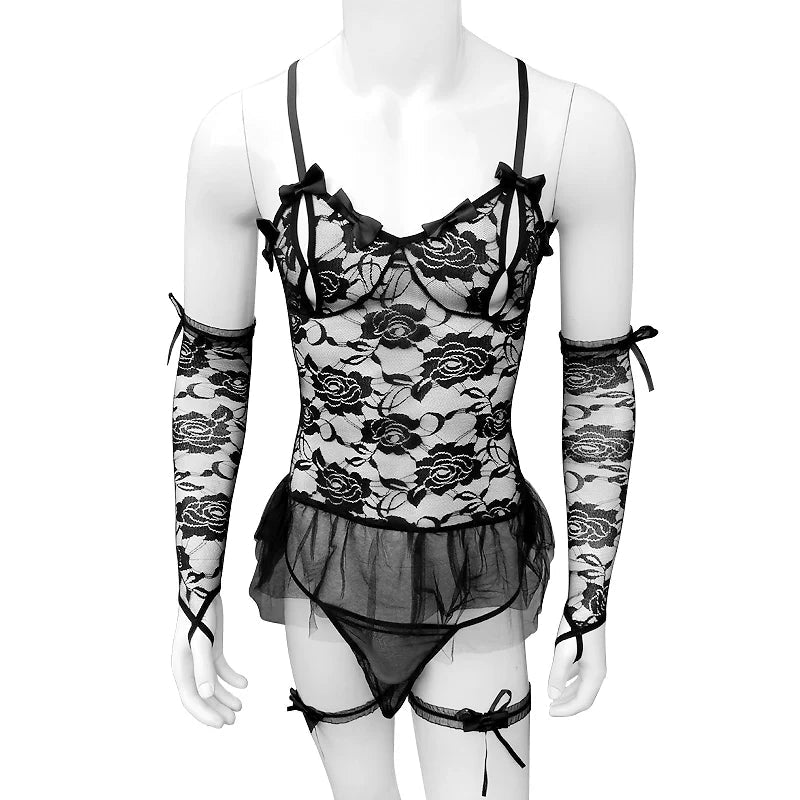 Men's Lace Costume Set - Luzilly Bridal & Apparel