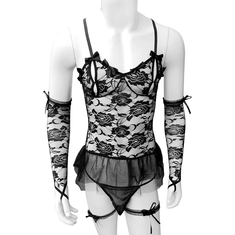 Men's Lace Costume Set - Luzilly Bridal & Apparel