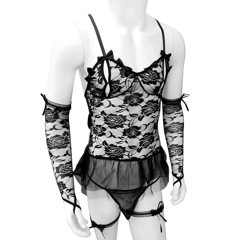 Men's Lace Costume Set - Luzilly Bridal & Apparel